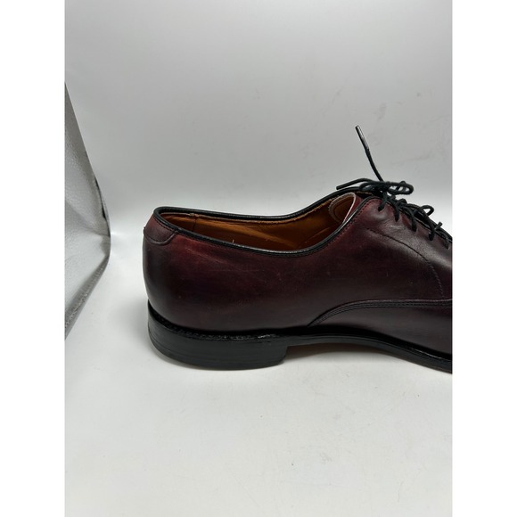 Allen Edmonds Park Avenue Mens 11.5 B Burgundy Leather Cap Toe Oxford 5875 main image 7